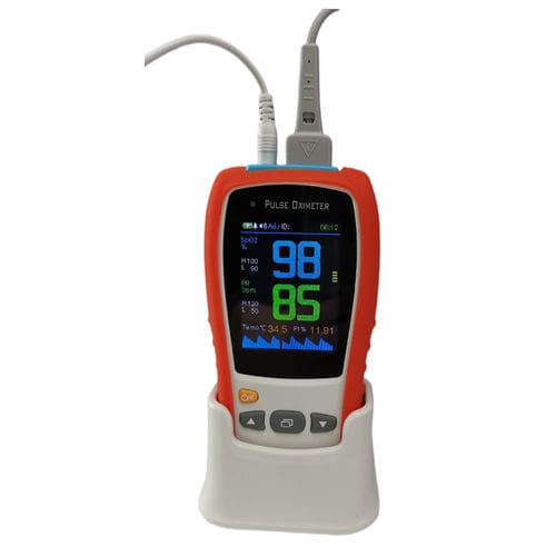 Pulsioxímetro portátil de mano - H380 - Shenzhen Raysintone Technology Co.,Ltd - médico / para asistencia domiciliaria / para la enseñanza