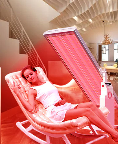 Lámpara de fototerapia estética - M1 - Guangzhou Merican Optoelectronic Technology - con ruedas / luz roja