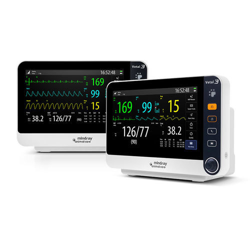 Monitor multiparamétrico de mesa - Vetal 3 - Shenzhen Mindray Animal Medical Technology Co., Ltd. - ECG / RESP / SpO2