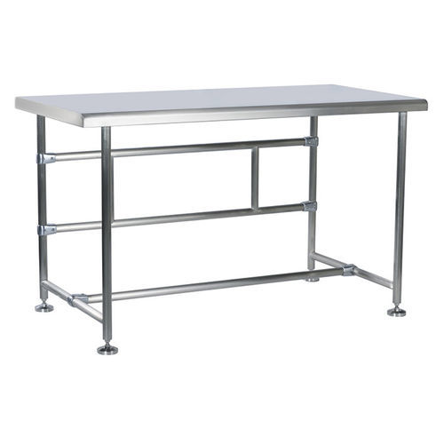 Mesa de trabajo - Airkey Envirotech Co., Ltd. - rectangular / con ruedas