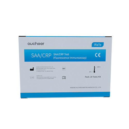 Kit de reactivos de proteína C reactiva (PCR) - AUCHEER BIOTECHNOLOGY - en solución / para inmunofluorescencia / de suero amiloide A