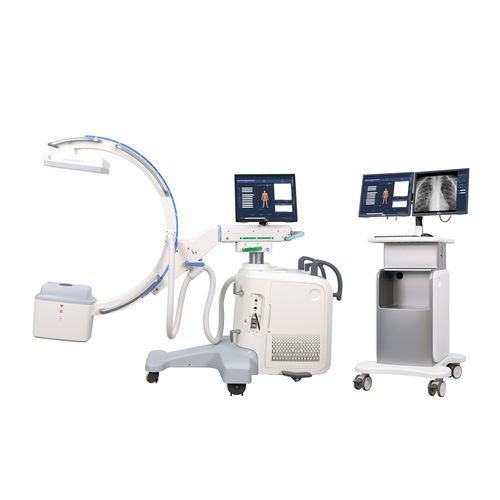 Arco quirúrgico móvil - C715 - Fatali Medical - con sensor plano / con columna de vídeo / con monitor de vídeo integrado