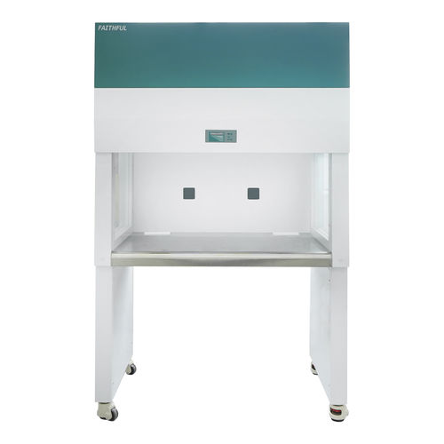 Cabina de laboratorio - CJ series - Huanghua Faithful Instrument Co., Ltd. - con ruedas / HEPA / de flujo laminar vertical
