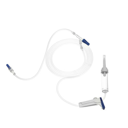 Set de perfusión con cámara de goteo - ED001 - BQ+ Medical - con conector en Y / con componentes sin látex