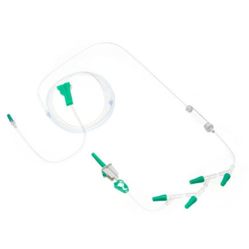 Prolongador de perfusión de 4 vías - BQ190013 - BQ+ Medical - LUER®-lock / pediátrico