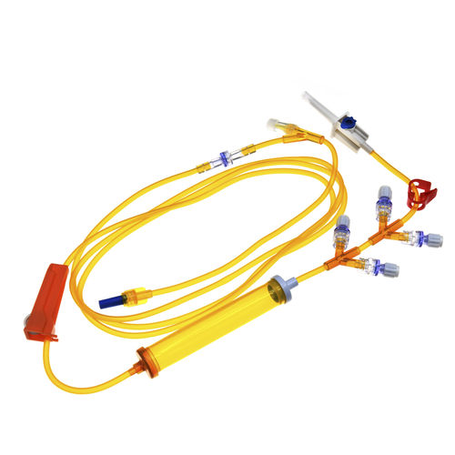 Set de perfusión quimioterapia - ON190013 - BQ+ Medical - policloruro de vinilo / con protección contra la luz / con cámara de goteo