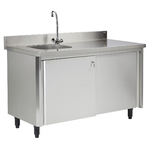 Mesa de trabajo - MH - SOFINOR - para consulta médica / rectangular / con fregadero
