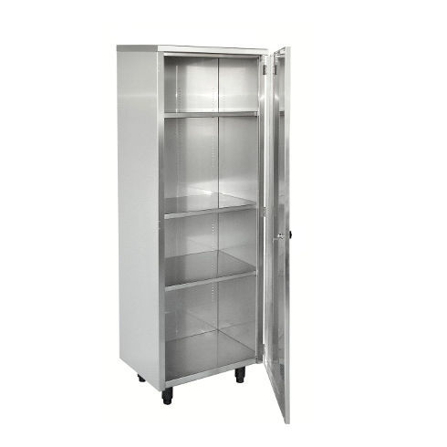 Armario de hospital - MATK - SOFINOR - con ruedas / con estante / con puertas batientes