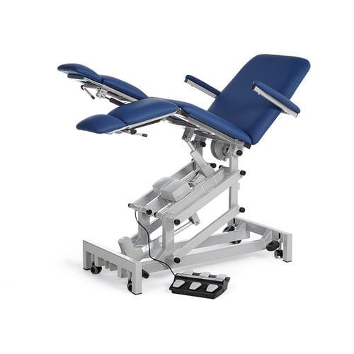 Sillón de reconocimiento podológico - TM3PT  - Titanmed - eléctrico / de altura variable / con ruedas
