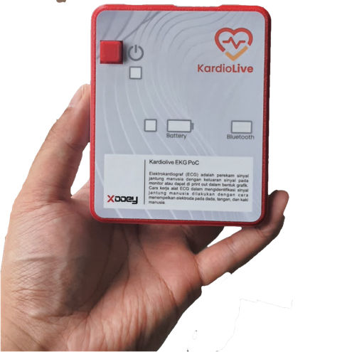 Grabador de eventos de ECG 1 canal - X-KARDIOLIVE - PT. Xirka Dama Persada - inalámbrico