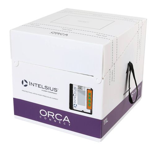 Caja de embalaje para muestras biológicas - ORCA Connect Vision - DGP Intelsius GmbH - para productos farmacéuticos / para productos termosensibles / para vacunas