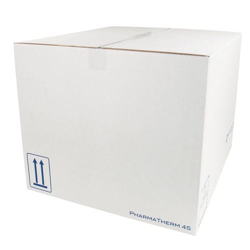 Caja de embalaje para productos farmacéuticos - PharmaTherm 45 - DGP Intelsius GmbH - de papel / con temperatura regulable