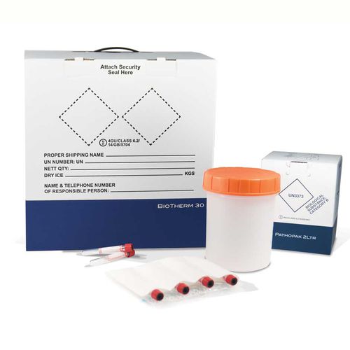 Recipiente para muestras para transporte - BioTherm With PathoPak - DGP Intelsius GmbH - con tapón de rosca