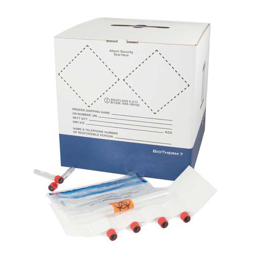 Caja de embalaje para muestras biológicas - BIOTHERM EXTREME - DGP Intelsius GmbH - de papel / isotérmica / con temperatura regulable