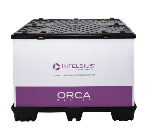 Contenedor para transporte - ORCA Pallet 255L - DGP Intelsius GmbH - para productos termosensibles / para la cadena de frío / con temperatura regulable