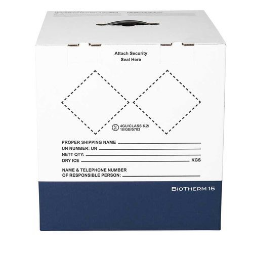 Caja de embalaje para muestras biológicas - BioTherm 15 - DGP Intelsius GmbH - de transporte / de papel / con temperatura regulable