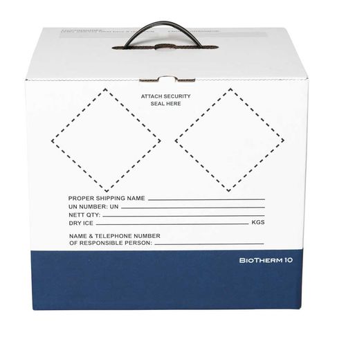 Caja de embalaje para muestras biológicas - BioTherm 10 - DGP Intelsius GmbH - de transporte / de papel / con temperatura regulable