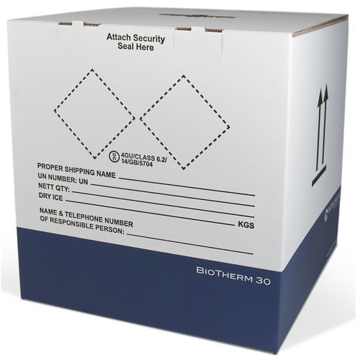 Caja de embalaje para muestras biológicas - BioTherm 30 - DGP Intelsius GmbH - de transporte / de papel / con temperatura regulable