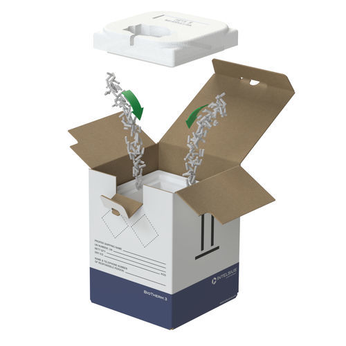 Caja de embalaje para productos farmacéuticos - BIOTHERM 3 DI - DGP Intelsius GmbH - para muestras biológicas / de transporte / para productos termosensibles