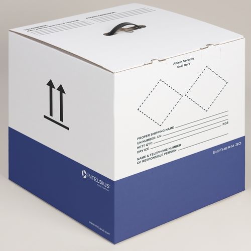Caja de embalaje para productos farmacéuticos - BIOTHERM 30 HP Summer Packout - DGP Intelsius GmbH - para muestras biológicas / de transporte / para productos termosensibles