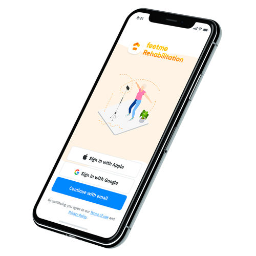 Aplicación Android de evaluación - FeetMe® Rehabilitation - Feetme - para informes / para evaluación de la marcha / para evaluación postural