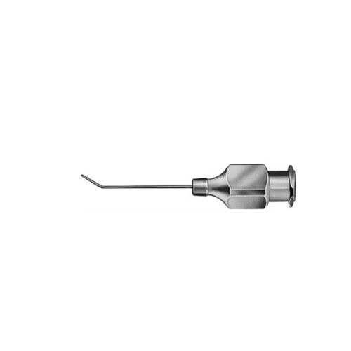 Cánula de inyección intravítrea - E0499 27 - Storz Eye - curvada / de acero inoxidable / apta para autoclave