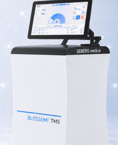 Estimulador magnético transcraneal magnético - Blossom² TMS - SEBERS Medical - TMS + rTMS