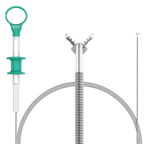 Pinza quirúrgica - ATE-QYQ-C-23×1600 - Ningbo Xinwell Medical Technology - de biopsia / desechable / de acero inoxidable