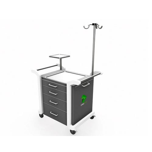 Carro para clínica veterinaria - C-MED - Damstech sas - de uso general / para instrumental / para dispositivos médicos
