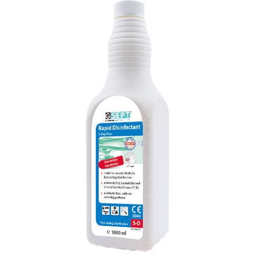 Desinfectante para suelos y superficies - G-SEPT D-Des Plus - Glomin - líquido / 1000 mL / a base de alcohol