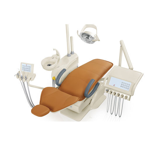 Unidad dental con sillón eléctrico - HY-E60 - Foshan Haiyue Medical Equipment Co., Ltd. - con sistema de higiene / con cámara intraoral / con portainstrumentos