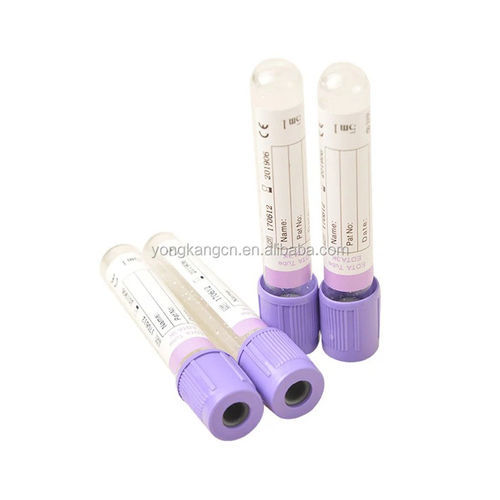 Tubo de extracción EDTA - YK-001 - Cangzhou Yongkang Medical Devices Co., Ltd. - para diagnóstico / cilíndrico / de sangre total