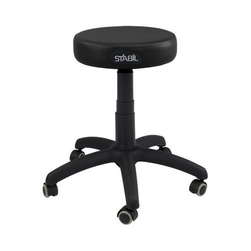 Taburete para centro sanitario - Stabil Premium - Stabil Equipment Ltd (UK) - de altura variable / con ruedas / negro