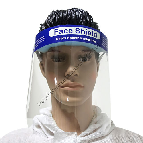 Pantalla facial de polietileno - WM-FS01 - Hubei Wenmai Healthcare - máscara integral / para adulto / azul