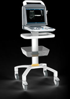 Ecógrafo veterinario con soporte - D-1000v - DISPOMEDICAL - multifuncional