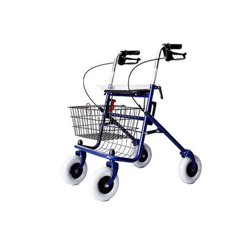 Andador con ruedas con 4 ruedas - G-D11-7-RO7 - Galbino Technology - marco de aluminio / con asiento