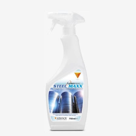 Detergente antical - Lysonox® STEEL MAXX - ADRANOX - con ácido / líquido / 750 ml