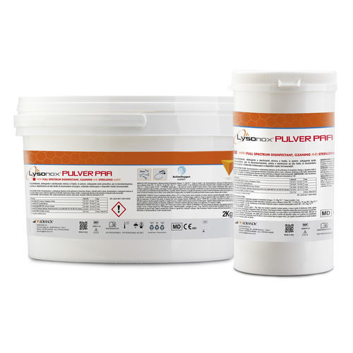 Desinfectante polvo - Lysonox® Pulver PAA - ADRANOX - para dispositivos médicos / a base de enzimas