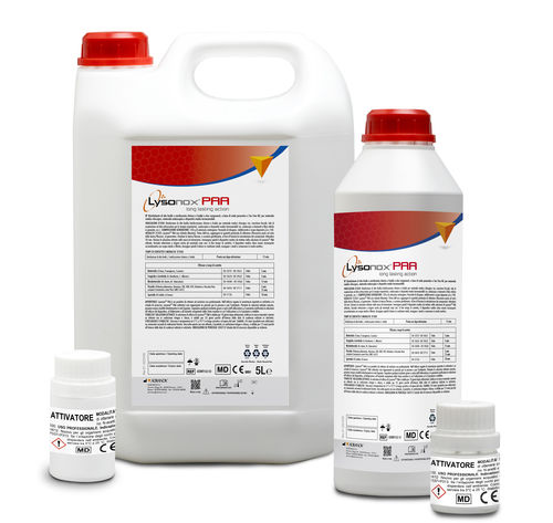 Desinfectante para instrumental quirúrgico - Lysonox® PAA - ADRANOX - para endoscopios / líquido / 5000 mL