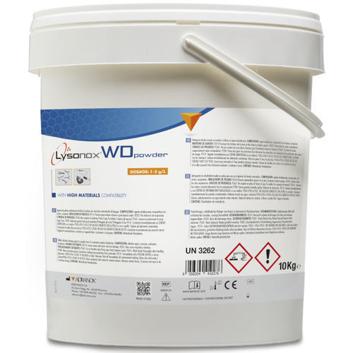 Detergente alcalino - Lysonox® WD  - ADRANOX - polvo / para lavadora desinfectadora