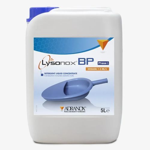Detergente alcalino - Lysonox® BP  - ADRANOX - líquido / 5000 mL / para lavadora desinfectadora