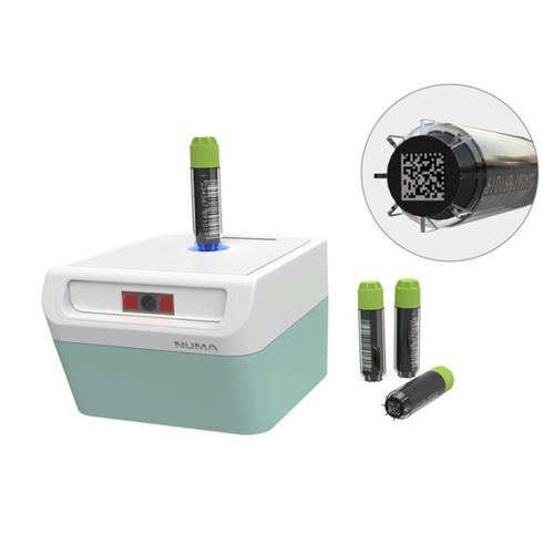 Escáner de código de barras de tubos - DT-90F - NUMA Electronics - 2D / 1D / de mesa