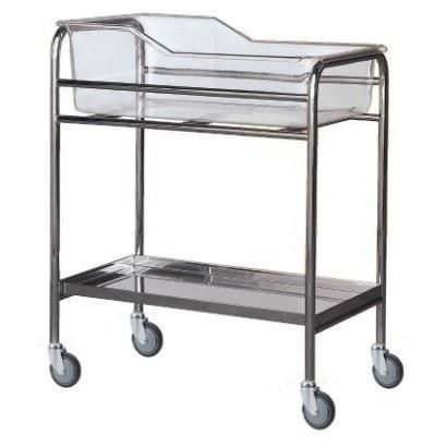 Cuna hospitalaria pediátrica - CUN101 - MC Saber - con ruedas