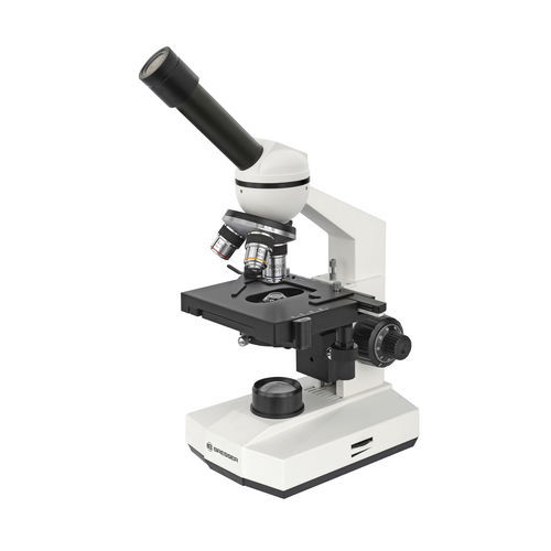 Microscopio óptico - Erudit Basic Mono  - Bresser - de laboratorio / biológico / recto