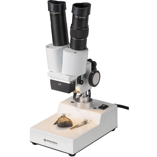 Estereomicroscopio óptico - Biorit ICD - Bresser - de laboratorio / recto / monocular