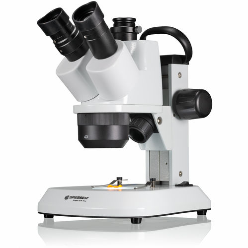 Estereomicroscopio óptico - Analyth STR Trino - Bresser - de laboratorio / recto / trinocular