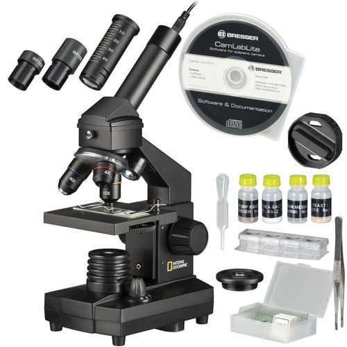 Microscopio óptico - 9039100 - Bresser - de laboratorio / para biología / recto