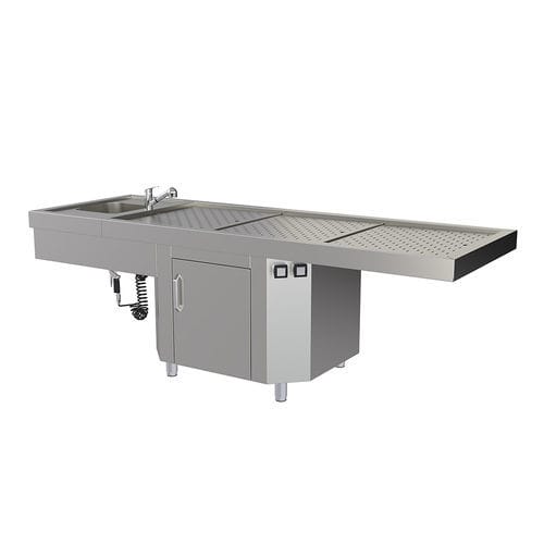 Mesa de autopsia de medicina legal - MPT100 - Proxenon - de laboratorio de histopatología / móvil / fija