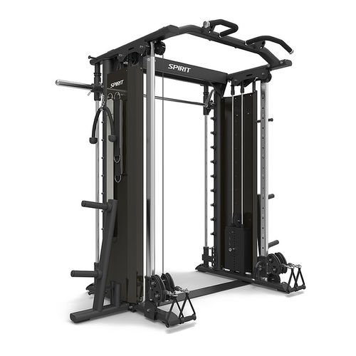 Polea de ejercicios dos cables - SP-3601 - SPIRIT Fitness - alta / baja / con barra de tracción