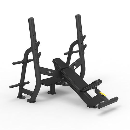Banco de musculación inclinado - SP-4210 - SPIRIT Fitness - con soporte para mancuernas